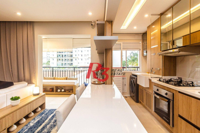 Imagem Apartamento com 3 Quartos à Venda, 100 m² em Marapé - Santos