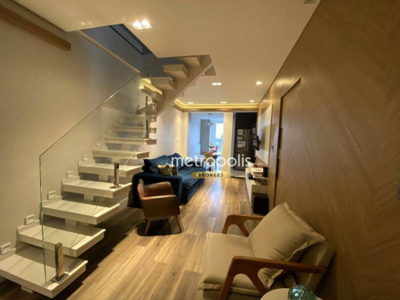 Imagem Cobertura com 3 Quartos à Venda, 180 m² em Santo Antônio - São Caetano Do Sul Imagem Cobertura com 3 Quartos à Venda, 180 m² em Santo Antônio - São Caetano Do Sul