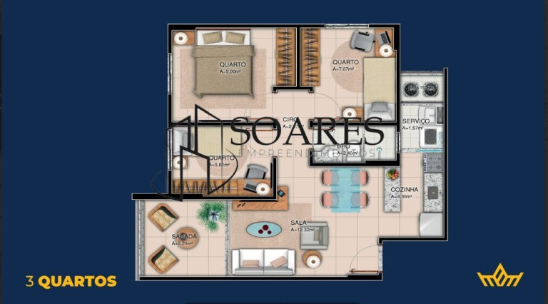 Imagem Apartamento com 2 Quartos à Venda, 49 m² em Pedreira - Belém Imagem Apartamento com 2 Quartos à Venda, 49 m² em Pedreira - Belém