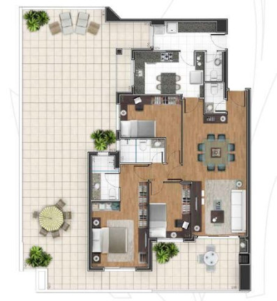 Imagem Apartamento com 3 Quartos à Venda, 105 m² em Juvevê - Curitiba