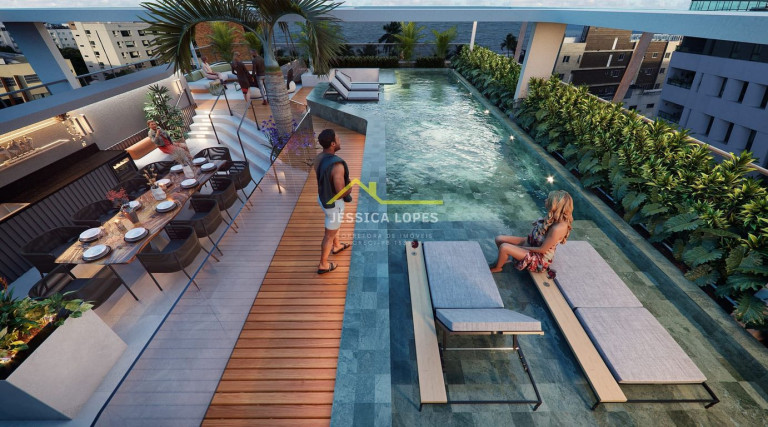 Imagem Flat com 1 Quarto à Venda, 26 m² em Tambaú - João Pessoa