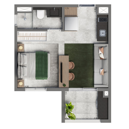 Imagem Apartamento com 1 Quarto à Venda, 24 m² em Vila Clementino - São Paulo