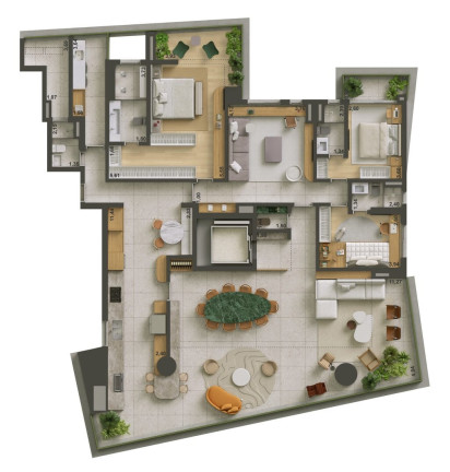 Imagem Apartamento com 4 Quartos à Venda, 265 m² em Brooklin Paulista - São Paulo Imagem Apartamento com 4 Quartos à Venda, 265 m² em Brooklin Paulista - São Paulo