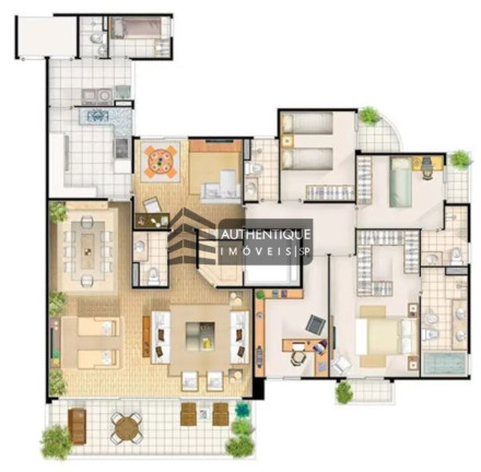 Imagem Apartamento com 3 Quartos à Venda, 152 m² em Brooklin - São Paulo
