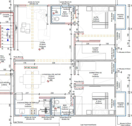Imagem Apartamento com 3 Quartos à Venda, 95 m² em Vila Lalau - Jaraguá Do Sul