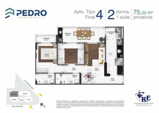 Apartamento com 3 Quartos à Venda, 98 m² em Tupi - Praia Grande