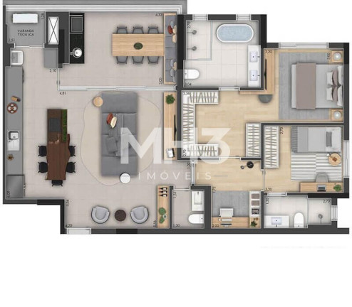 Imagem Imóvel com 3 Quartos à Venda, 117 m² em Cambuí - Campinas Imagem Imóvel com 3 Quartos à Venda, 117 m² em Cambuí - Campinas