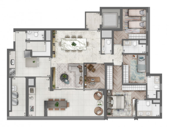 Imagem Apartamento com 4 Quartos à Venda, 158 m² em Vila Clementino - São Paulo Imagem Apartamento com 4 Quartos à Venda, 158 m² em Vila Clementino - São Paulo