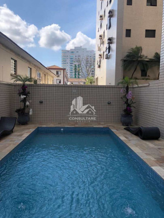 Apartamento com 3 Quartos para Alugar, 125 m² em Embaré - Santos