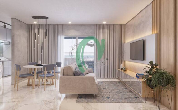 Imagem Apartamento com 2 Quartos à Venda, 59 m² em Mirim - Praia Grande
