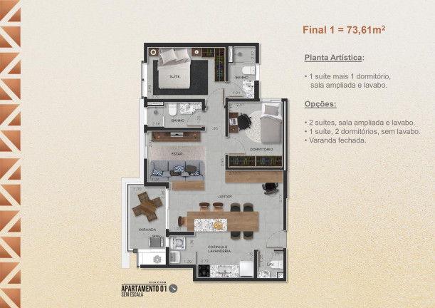 Imagem Imóvel com 3 Quartos à Venda, 73 m² em Nova Aliança - Ribeirão Preto
