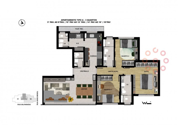 Imagem Apartamento com 3 Quartos à Venda, 91 m² em Sion - Belo Horizonte