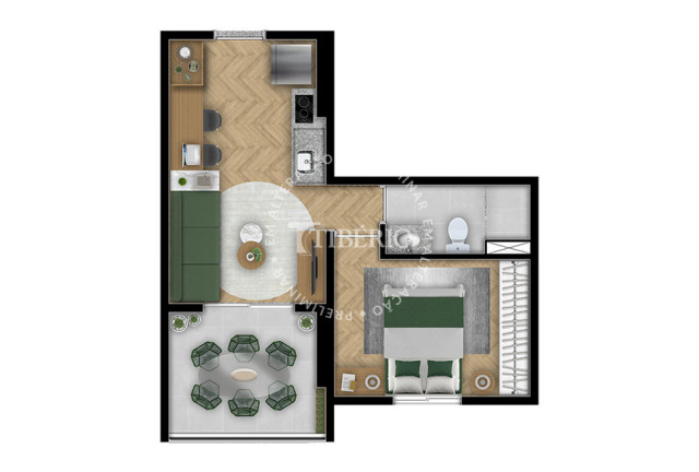 Imagem Imóvel com 1 Quarto à Venda, 24 m² em Mooca - São Paulo