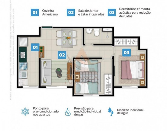 Imagem Apartamento com 2 Quartos à Venda, 49 m² em Ipiranga - Ribeirão Preto Imagem Apartamento com 2 Quartos à Venda, 49 m² em Ipiranga - Ribeirão Preto