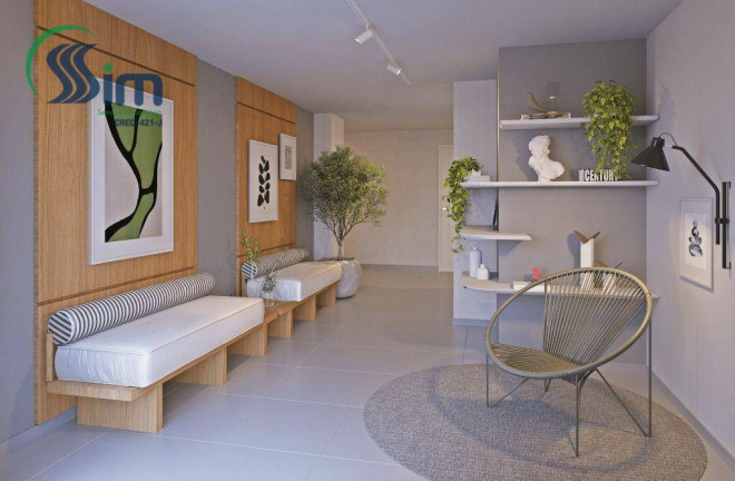 Imagem Apartamento com 1 Quarto à Venda, 30 m² em Benfica - Fortaleza