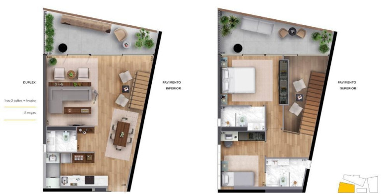 Imagem Apartamento com 1 Quarto à Venda, 61 m² em Vila Olímpia - São Paulo