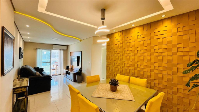 Apartamento com 3 Quartos à Venda, 123 m² em Campo Da Aviacao - Praia Grande