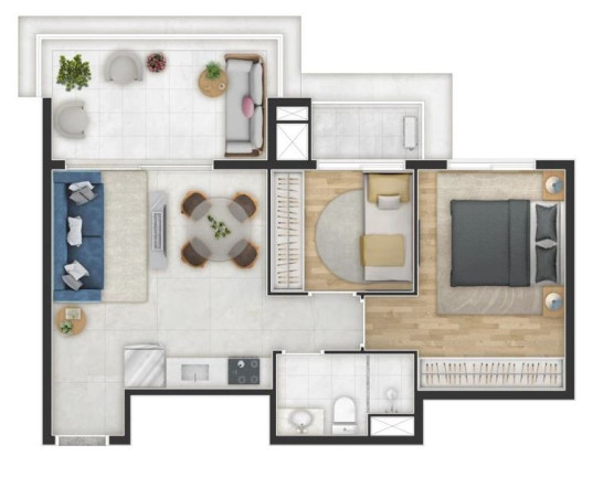 Imagem Apartamento com 2 Quartos à Venda, 52 m² em Jardim Paulista - São Paulo