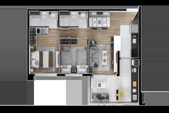 Imagem Apartamento com 2 Quartos à Venda, 66 m² em Paraíso - São Paulo Imagem Apartamento com 2 Quartos à Venda, 66 m² em Paraíso - São Paulo