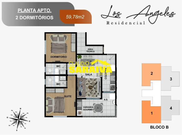 Imagem Apartamento com 2 Quartos à Venda, 65 m² em Porto Novo - Caraguatatuba Imagem Apartamento com 2 Quartos à Venda, 65 m² em Porto Novo - Caraguatatuba