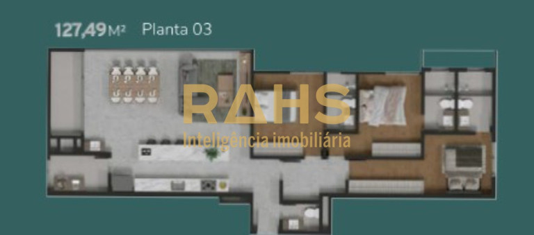Imagem Apartamento com 3 Quartos à Venda, 127 m² em Atiradores - Joinville Imagem Apartamento com 3 Quartos à Venda, 127 m² em Atiradores - Joinville