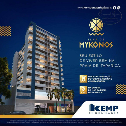 Imagem Apartamento com 2 Quartos à Venda, 60 m² em Itaparica - Vila Velha Imagem Apartamento com 2 Quartos à Venda, 60 m² em Itaparica - Vila Velha
