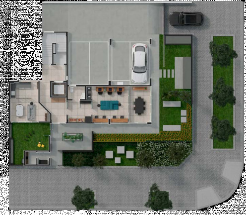 Imagem Apartamento com 1 Quarto à Venda, 30 m² em Mercês - Curitiba