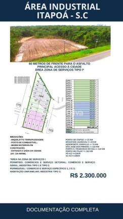 Imagem Terreno à Venda, 4.640 m² em Barra Do Sai - Itapoá Imagem Terreno à Venda, 4.640 m² em Barra Do Sai - Itapoá