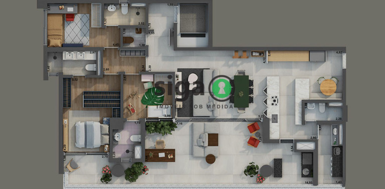 Imagem Apartamento com 3 Quartos à Venda, 177 m² em Pinheiros - São Paulo Imagem Apartamento com 3 Quartos à Venda, 177 m² em Pinheiros - São Paulo