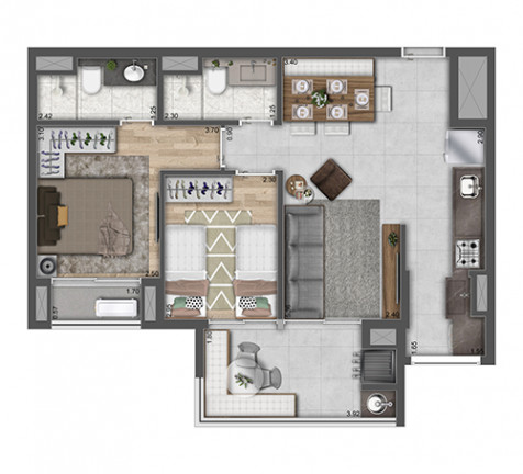 Imagem Apartamento com 3 Quartos à Venda, 78 m² em Vila Prudente - São Paulo Imagem Apartamento com 3 Quartos à Venda, 78 m² em Vila Prudente - São Paulo