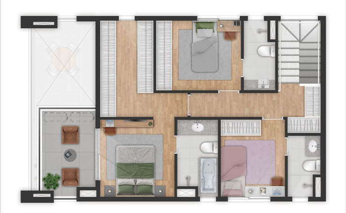 Imagem Apartamento com 3 Quartos à Venda, 91 m² em Jardim Das Acácias - São Paulo