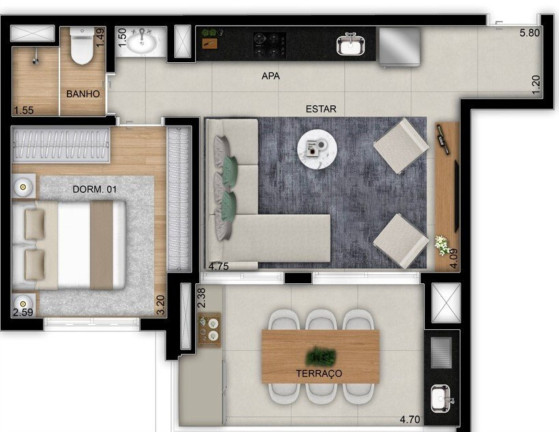 Imagem Apartamento com 3 Quartos à Venda, 94 m² em Brooklin Paulista - São Paulo