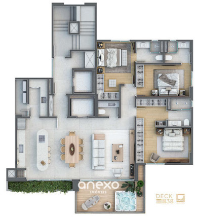 Imagem Apartamento com 3 Quartos à Venda, 146 m² em Tabuleiro - Barra Velha