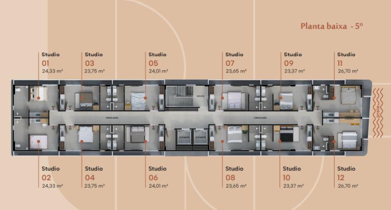 Imagem Apartamento com 1 Quarto à Venda, 23 m² em Bessa - João Pessoa Imagem Apartamento com 1 Quarto à Venda, 23 m² em Bessa - João Pessoa
