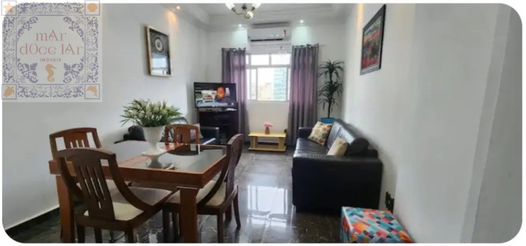 Apartamento com 2 Quartos para Alugar, 65 m² em Ponta Da Praia - Santos