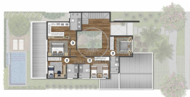 Imagem Casa de Condomínio com 4 Quartos à Venda, 268 m² em Alphaville Dom Pedro - Campinas Imagem Casa de Condomínio com 4 Quartos à Venda, 268 m² em Alphaville Dom Pedro - Campinas