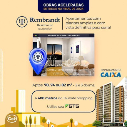 Imagem Apartamento com 3 Quartos à Venda, 81 m² em Loteamento Residencial E Comercial Bosque Flamboyant - Taubaté Imagem Apartamento com 3 Quartos à Venda, 81 m² em Loteamento Residencial E Comercial Bosque Flamboyant - Taubaté