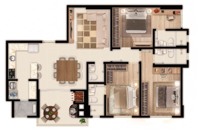 Imagem Imóvel com 3 Quartos à Venda, 118 m² em Itapema - Itapema