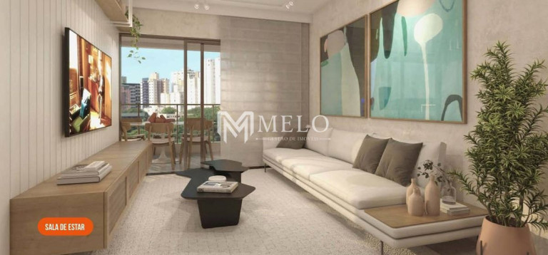 Apartamento com 4 Quartos à Venda, 124 m² em Graças - Recife