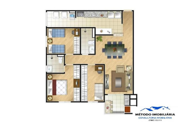 Imagem Apartamento com 2 Quartos à Venda, 72 m² em Barcelona - São Caetano Do Sul