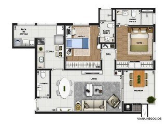 Imagem Apartamento com 2 Quartos à Venda, 78 m² em Campestre - Santo André Imagem Apartamento com 2 Quartos à Venda, 78 m² em Campestre - Santo André