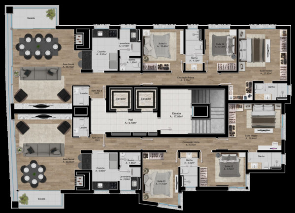 Imagem Apartamento com 3 Quartos à Venda, 12.400 m² em Rio Branco - Porto Alegre Imagem Apartamento com 3 Quartos à Venda, 12.400 m² em Rio Branco - Porto Alegre