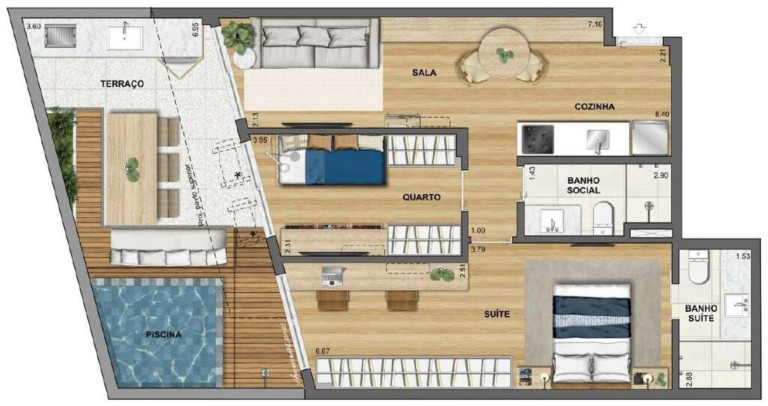 Imagem Imóvel com 3 Quartos à Venda, 133 m² em Jardim Botânico - Rio De Janeiro