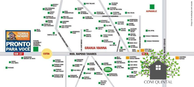 Imagem Terreno à Venda, 125 m² em Sítio Boa Vista - Cotia Imagem Terreno à Venda, 125 m² em Sítio Boa Vista - Cotia