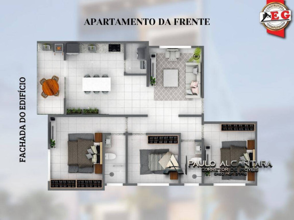 Imagem Apartamento com 3 Quartos à Venda, 93 m² em Belvedere - Coronel Fabriciano Imagem Apartamento com 3 Quartos à Venda, 93 m² em Belvedere - Coronel Fabriciano