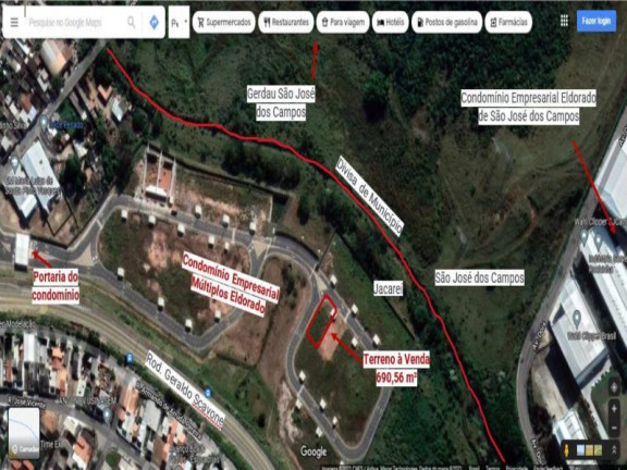 Imagem Terreno à Venda, 690 m² em Rio Comprido - Jacareí Imagem Terreno à Venda, 690 m² em Rio Comprido - Jacareí