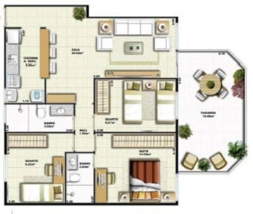 Imagem Imóvel com 3 Quartos à Venda, 100 m² em Vila Isabel - Rio De Janeiro