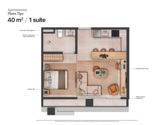 Foto do imóvel Apartamento com 1 Quarto à Venda, 131 m² em Itaim Bibi - São Paulo