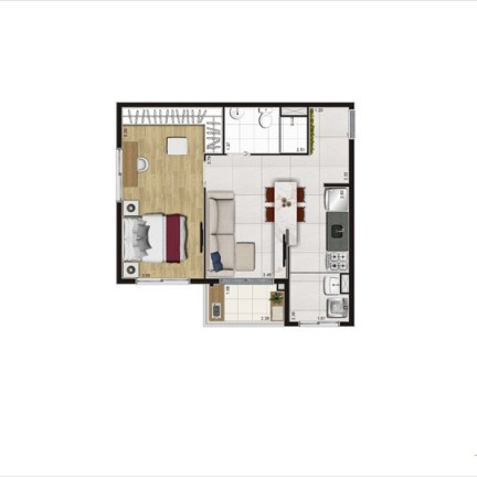 Imagem Apartamento com 2 Quartos à Venda, 47 m² em Enseada - Guarujá Imagem Apartamento com 2 Quartos à Venda, 47 m² em Enseada - Guarujá