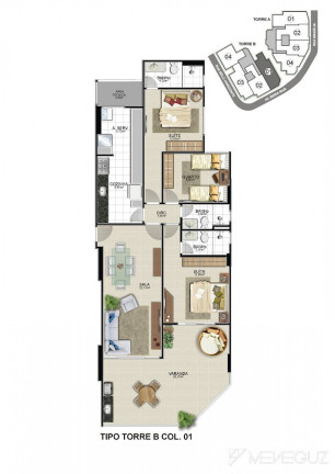 Imagem Apartamento com 3 Quartos à Venda, 102 m² em Praia Do Morro - Guarapari Imagem Apartamento com 3 Quartos à Venda, 102 m² em Praia Do Morro - Guarapari